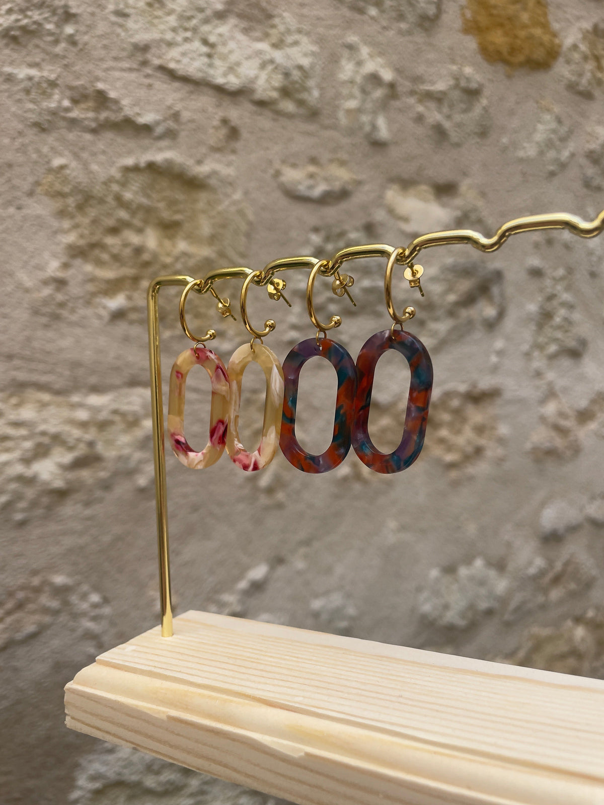 Les boucles d'oreilles