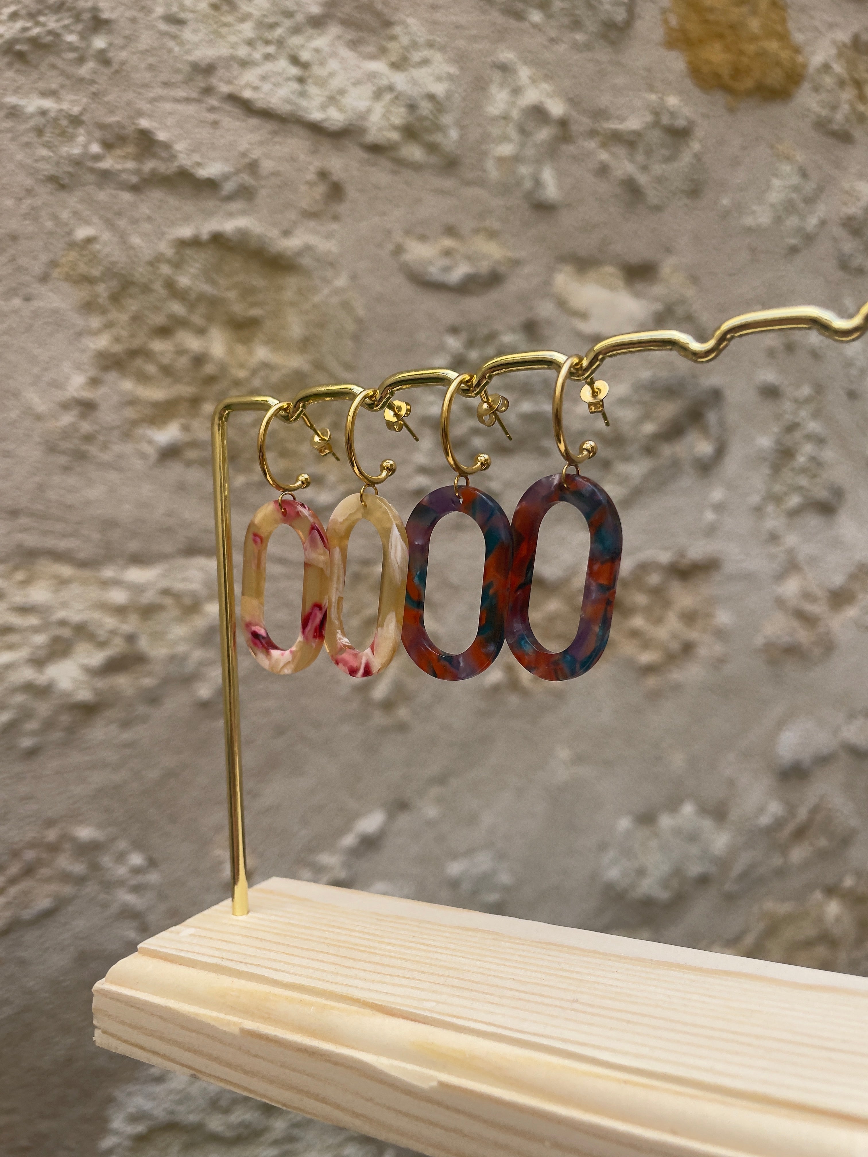 Les boucles d'oreilles