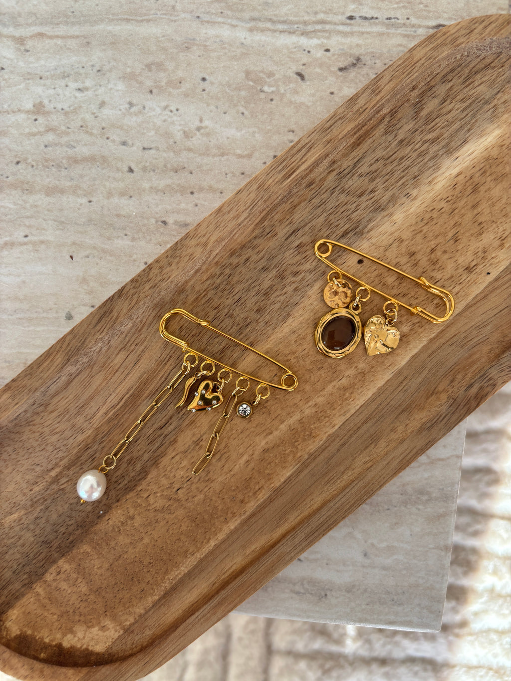 Broche personnalisable (5 charms)