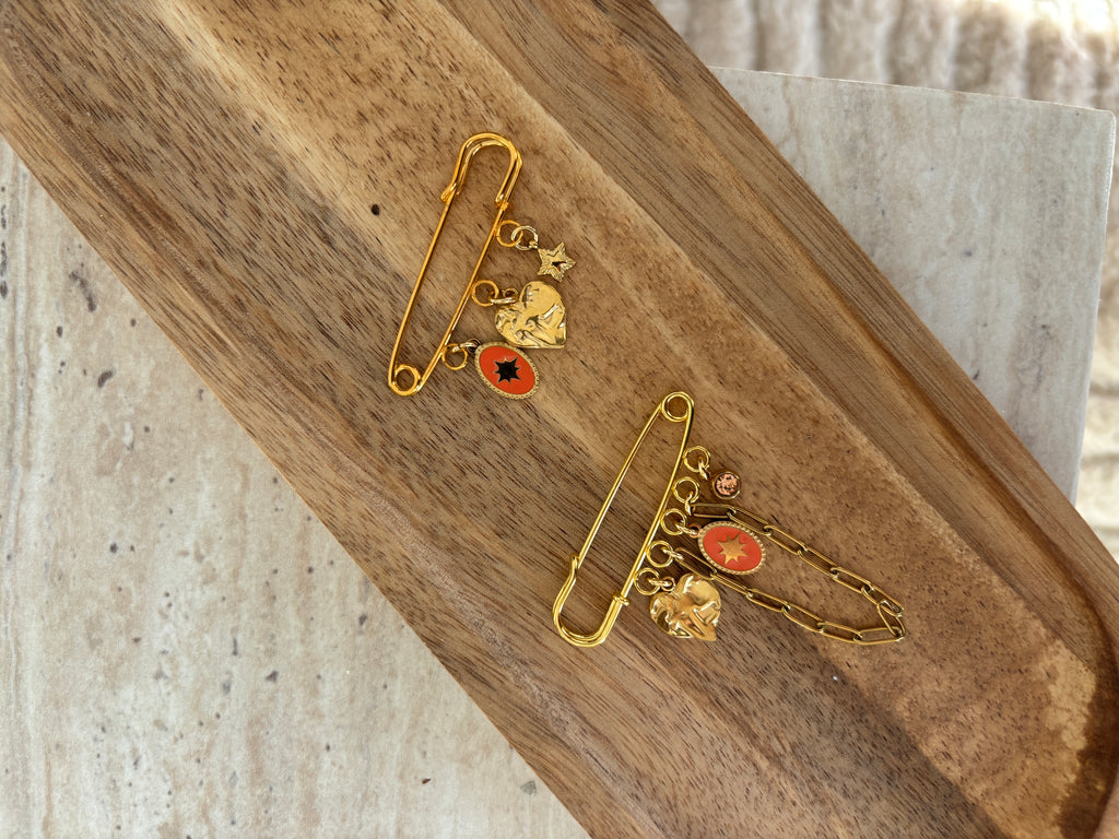 Broche personnalisable (5 charms)