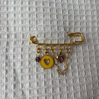 Broche Astra - Jaune