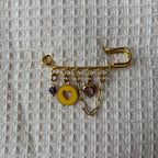 Broche Astra - Jaune