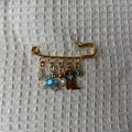 Broche blue