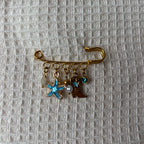Broche blue