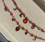 Bracelet cordon 5 charms