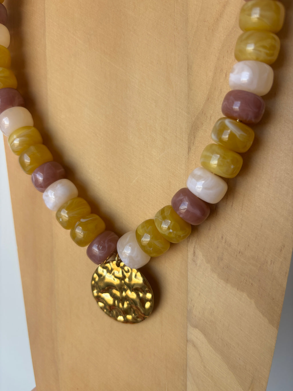 Collier Dolce Vert et Crème