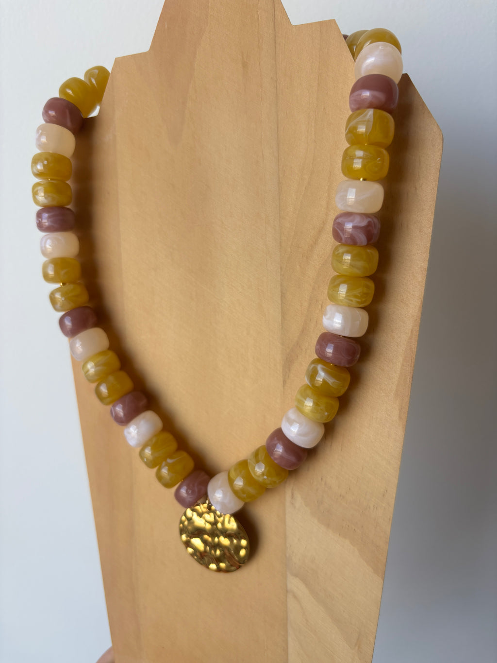Collier Dolce Vert et Crème