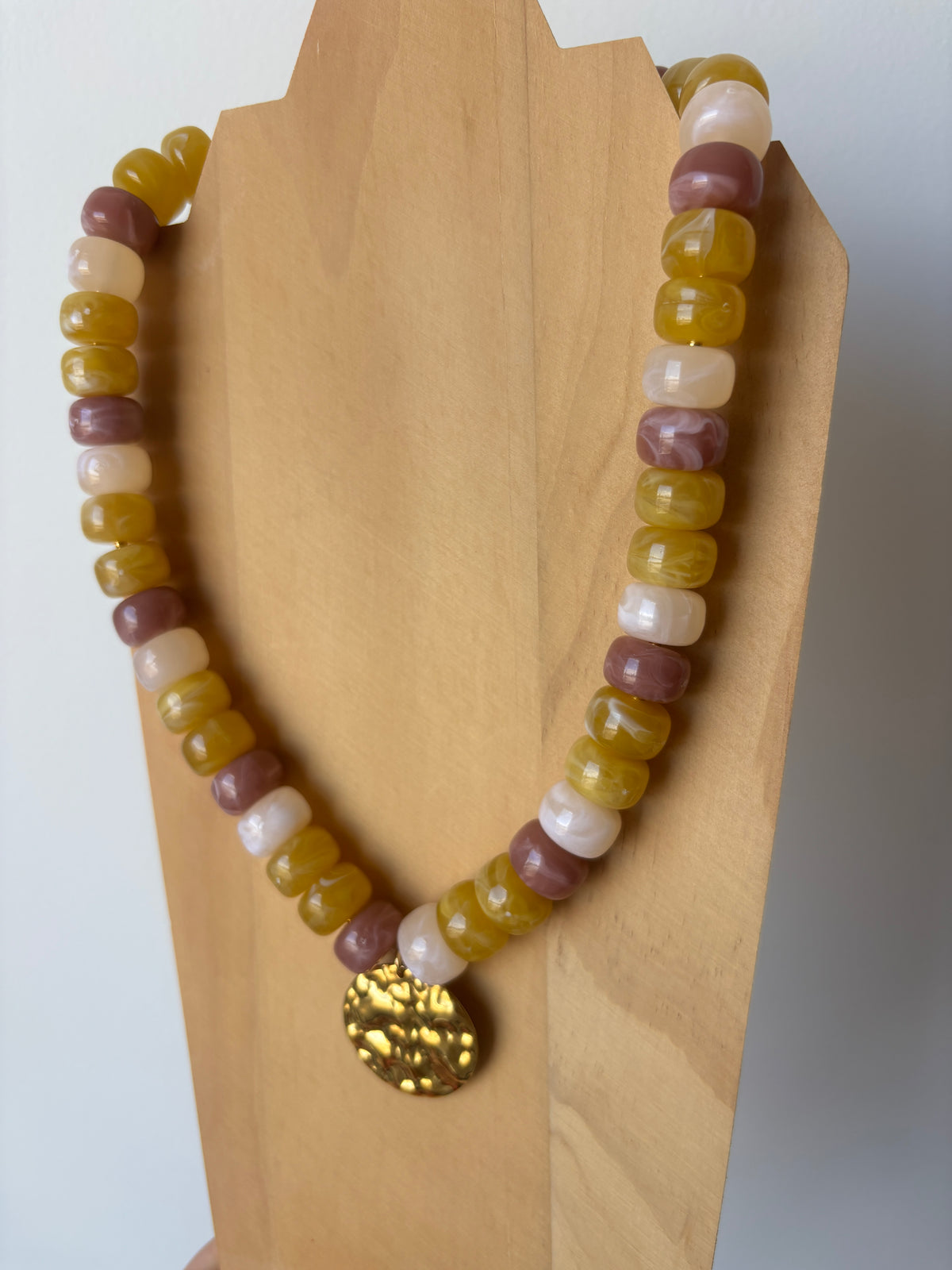 Collier Dolce Vert et Crème