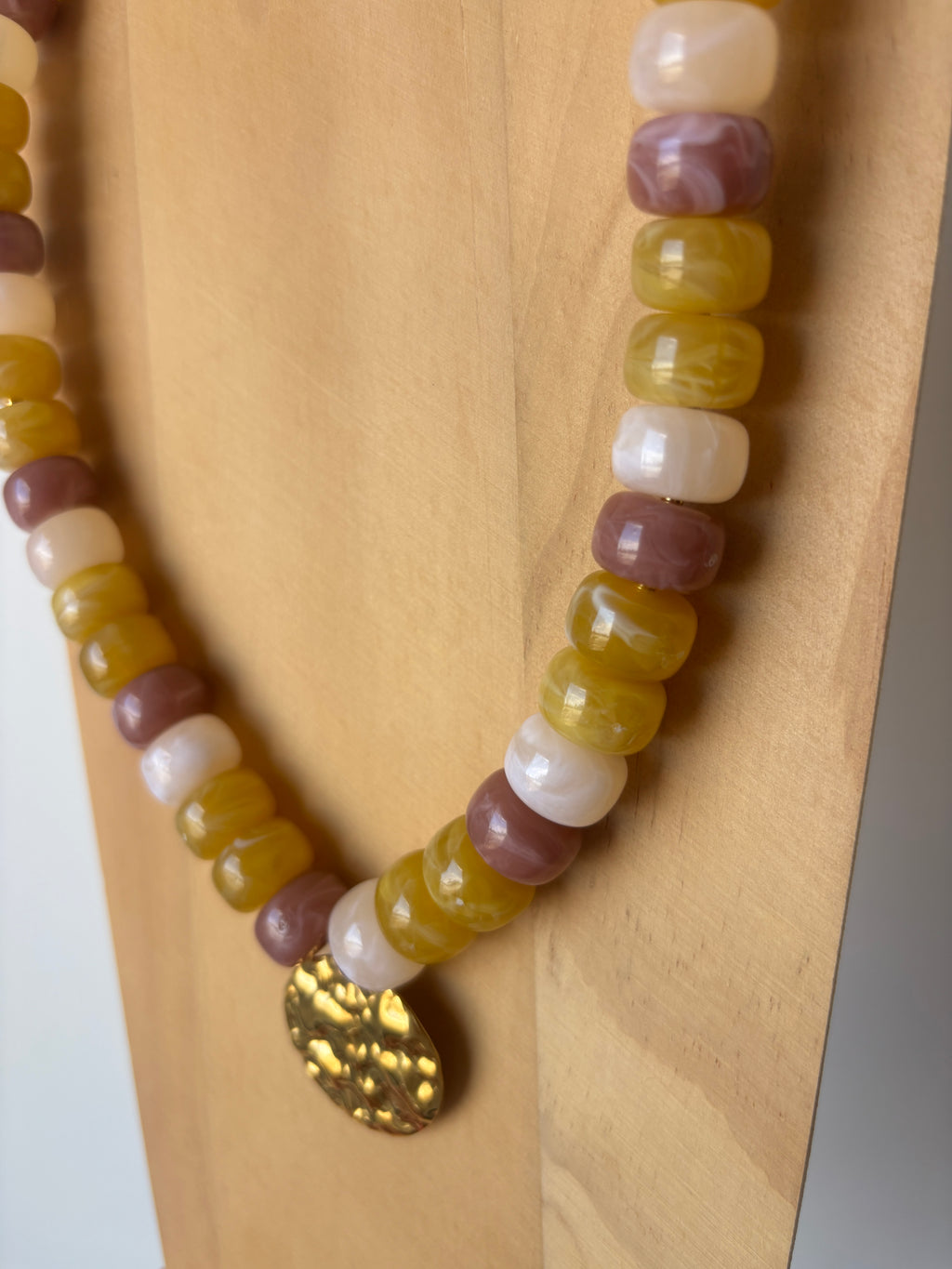 Collier Dolce Vert et Crème