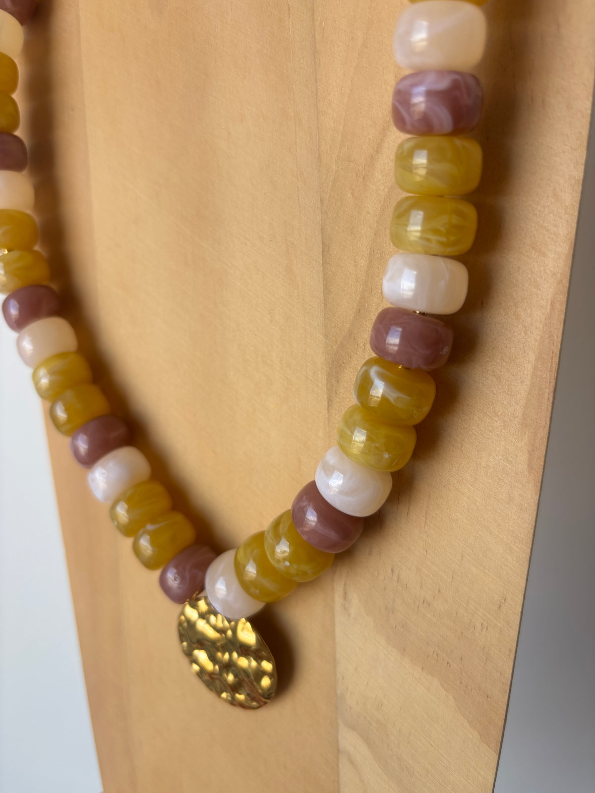 Collier Dolce Vert et Crème