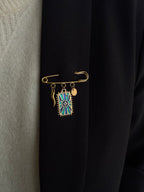 Broche timbre (3 charms)