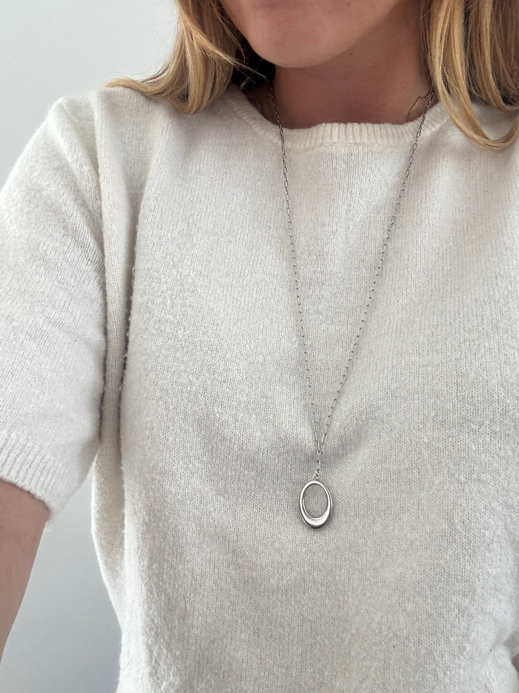 Sautoir IZA - argenté