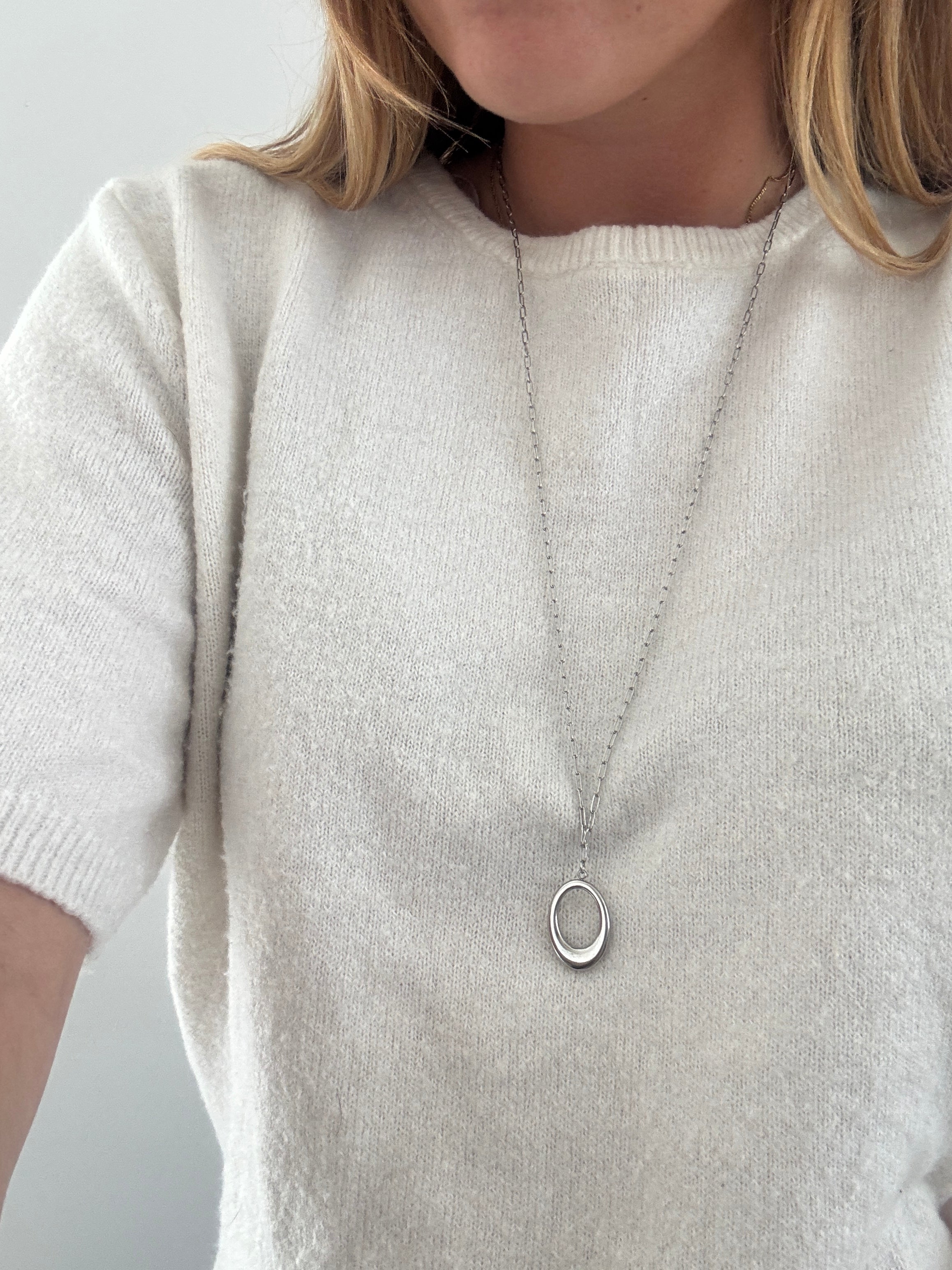 Sautoir IZA - argenté