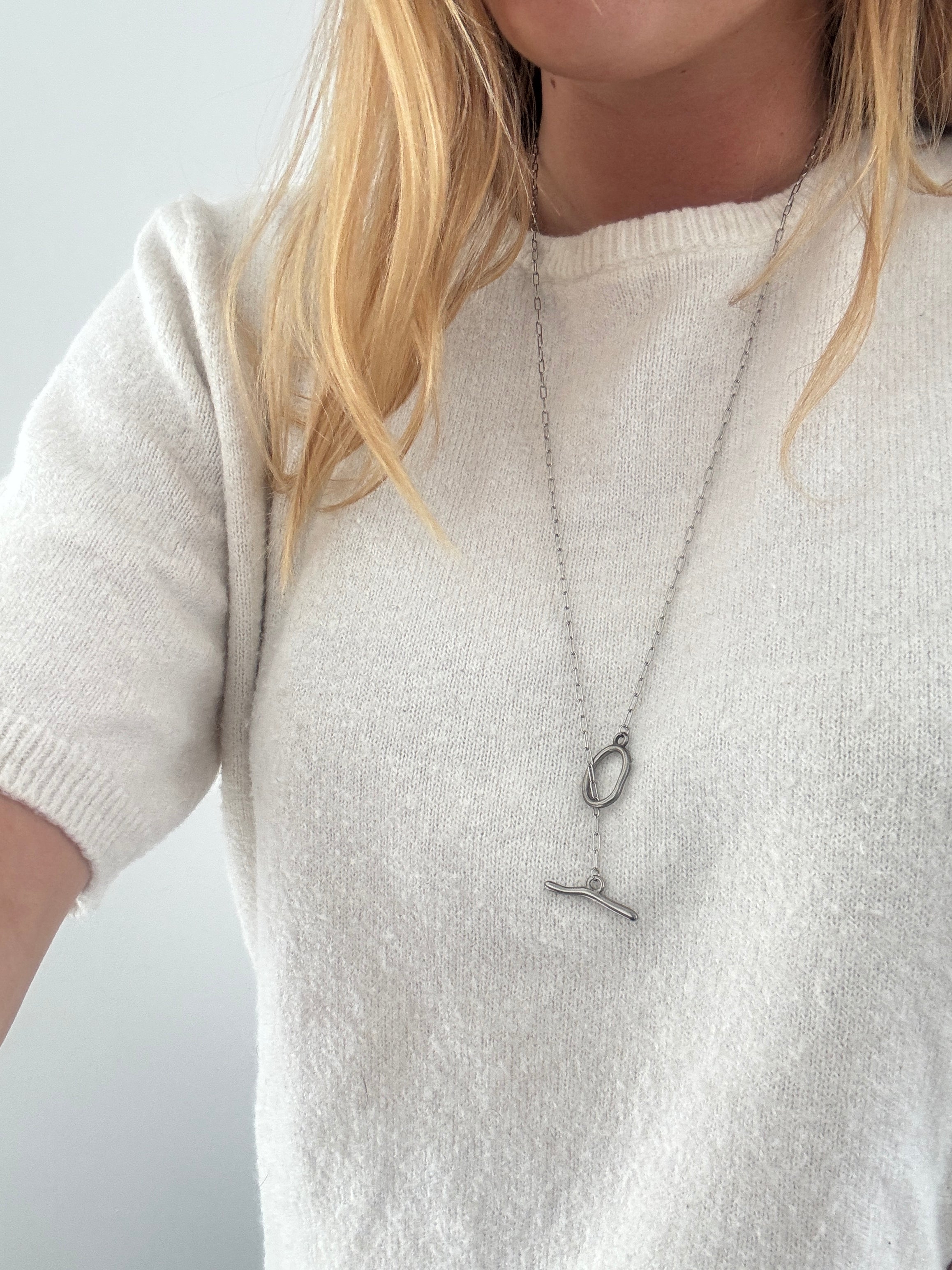 Sautoir ENA - argenté