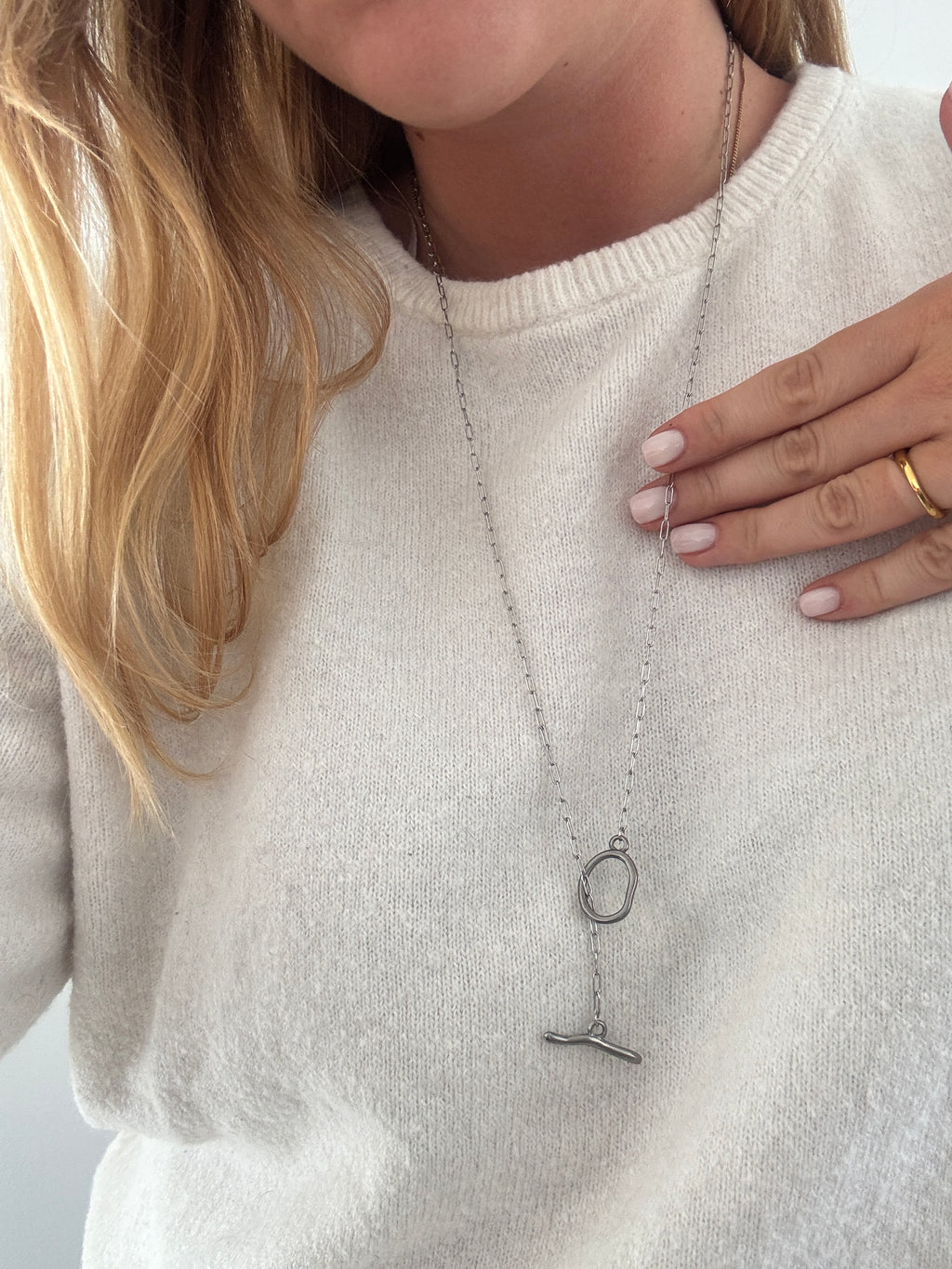 Sautoir ENA - argenté