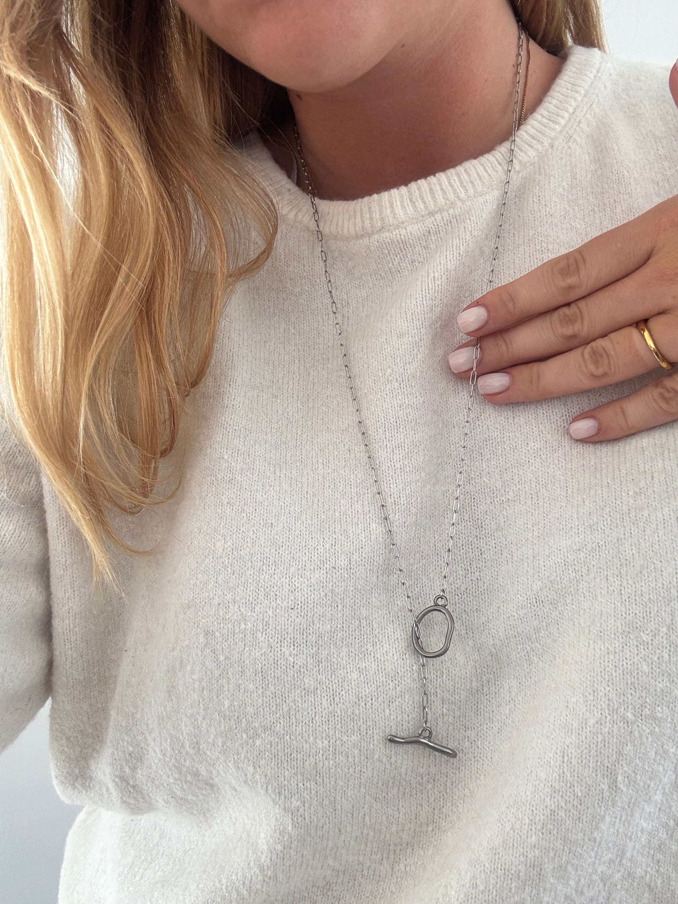 Sautoir ENA - argenté