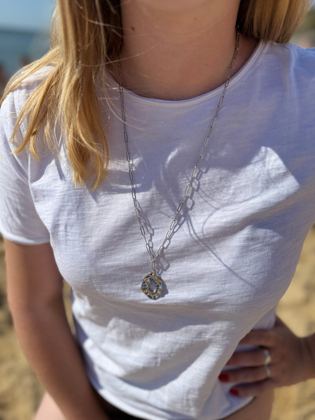 Sautoir ORA - argenté